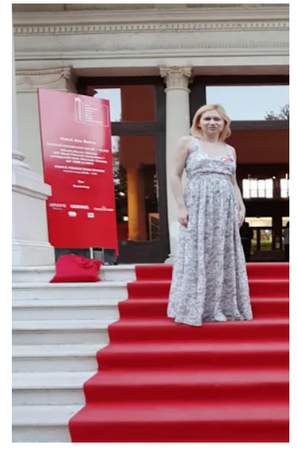 Silvia Busacca an Actress who starred in Inlimine 2019, admired in Venice film festival 76th today becomes Africain Donateur for Amref Africa in the world